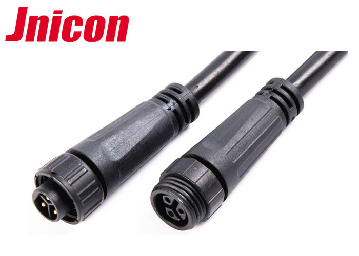 China 300V 10A Waterproof Cable Connector Male Female Over Molding With Screw Locking wholesale