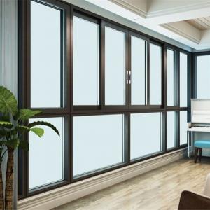 China Office Acoustic Insulation Aluminium Frame Sliding Glass Window wholesale