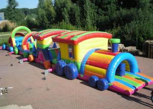 China Large Long Outdoor Obstacle Course For Kids Interactive Boot Camp wholesale