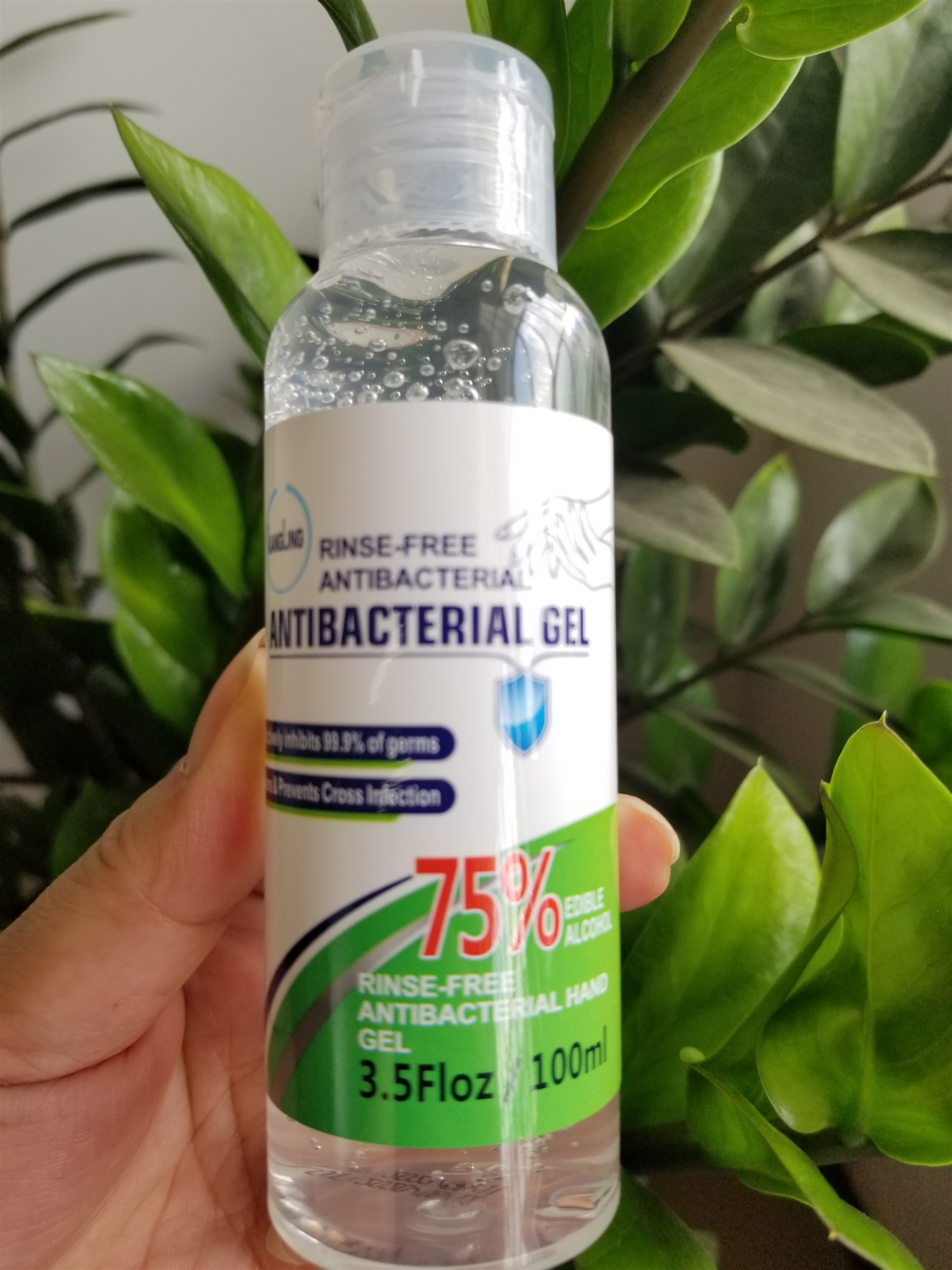 China Spray 100ml Antibacterial 75% Alcohol Hand Sanitizer wholesale