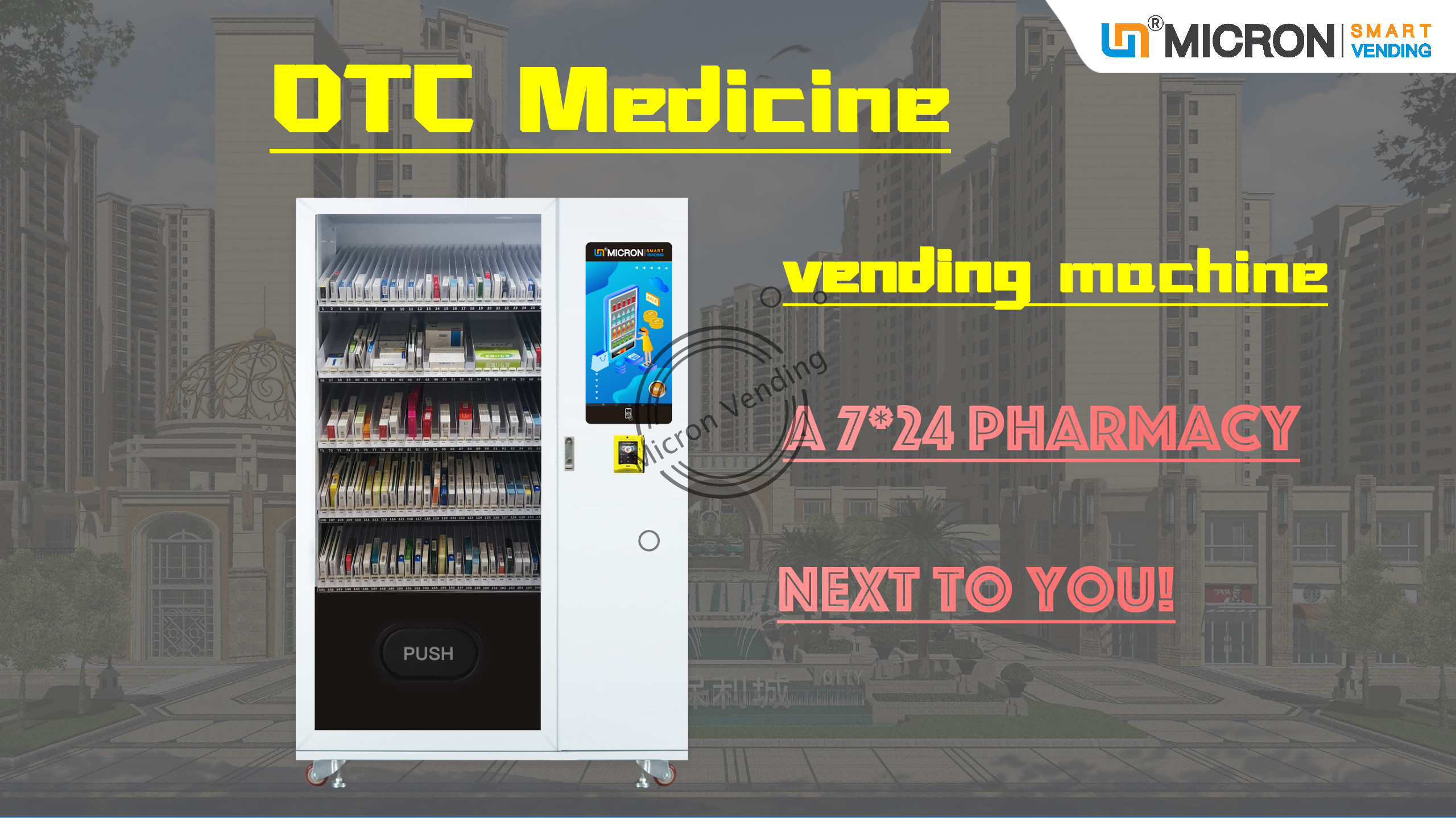 China 24 Hour Self Service OTC Medicine Vending Machine Touch Screen Machine Vending With Smart System wholesale