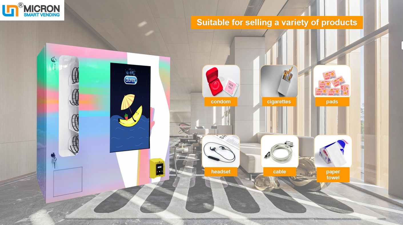 China Wall mount mini condom vending machine customised with smart system and touch screen wholesale