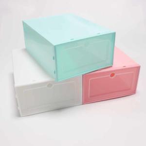 China ODM Foldable Household Shoe Box Multiscene Use Stackable Assembled Space Saving wholesale