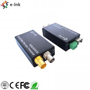 China Mini Converter Optical Fiber 12G-SDI with Reverse RS485 and loop out Single Mode Fiber LC Connector 20KM wholesale