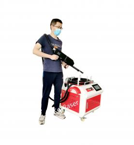 China Handheld 100W 200W 300W IPG Pulsed Fiber Laser Cleaning Machine wholesale