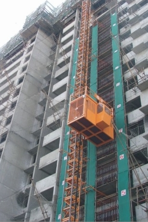 China Material Lift Construction Hoist Elevator with Schneider, LG Electric Parts wholesale