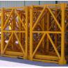 Buy cheap OEM Yellow Painted Anti - Corrosion Steel Hoist Tower Crane Mast 2.4 x 2.4 x 5 m from wholesalers