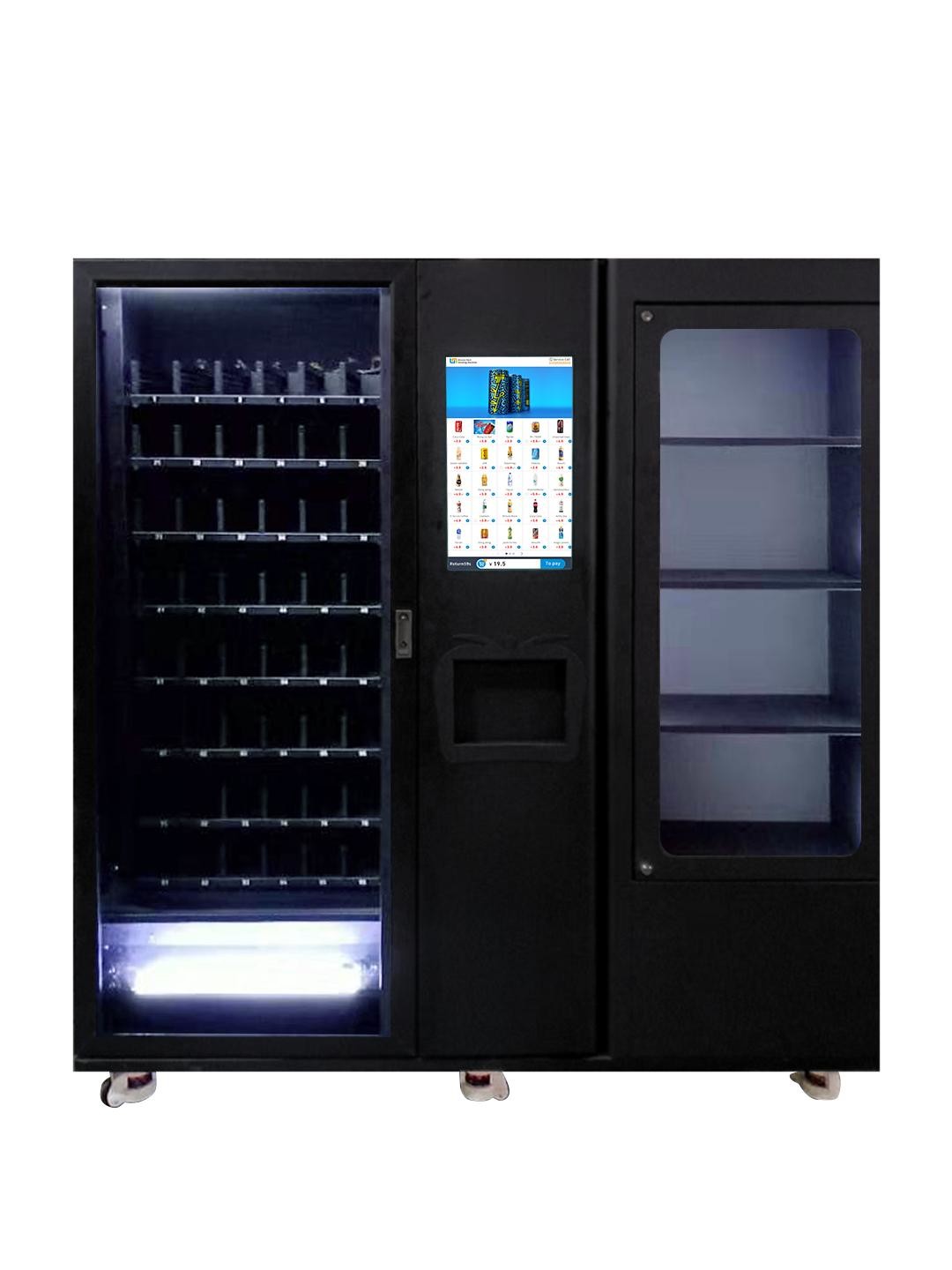 China Channel Width Adjustable Vending Machine With 22 Inch Touch Screen wholesale