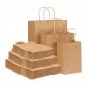 Buy cheap Assorted Size Reusable Brown Kraft Paper Bag with Handle for Small Business, from wholesalers