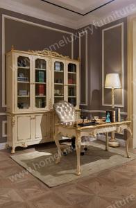 China Book cases Book cabinet solid wood book shelf chia supplier Italy Style FBS-138 wholesale