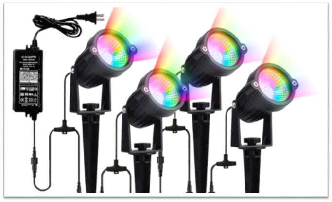 China Ultraviolet Germicidal Outdoor RGB LED Light Solar Spotlight CRI 80 48w 7000K wholesale