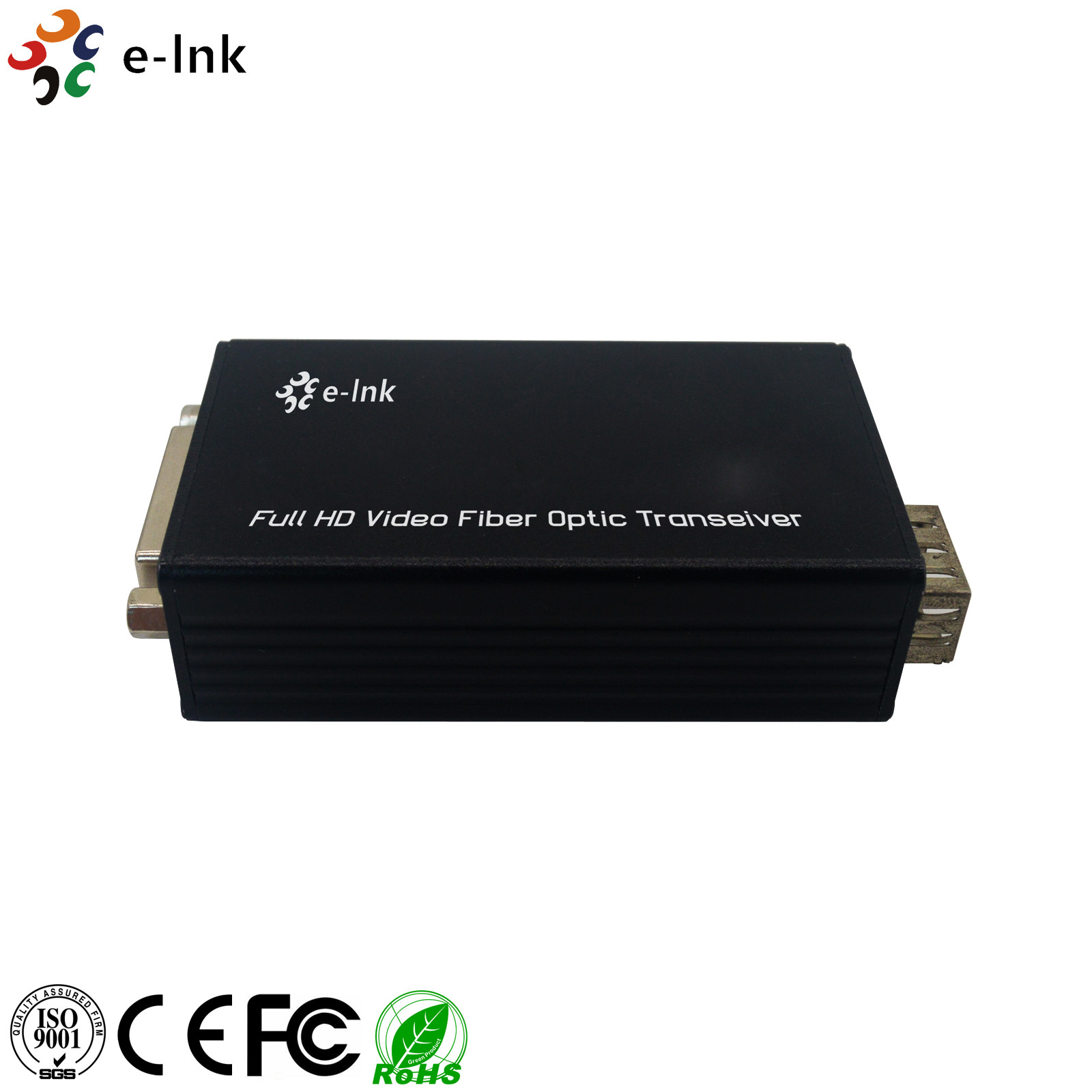 China Mini DVI Fiber Optic Extender with external stereo audio wholesale