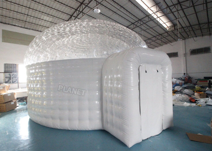 China 0.55mm Pvc Inflatable Igloo Tent For Outdoor Observe Stars wholesale