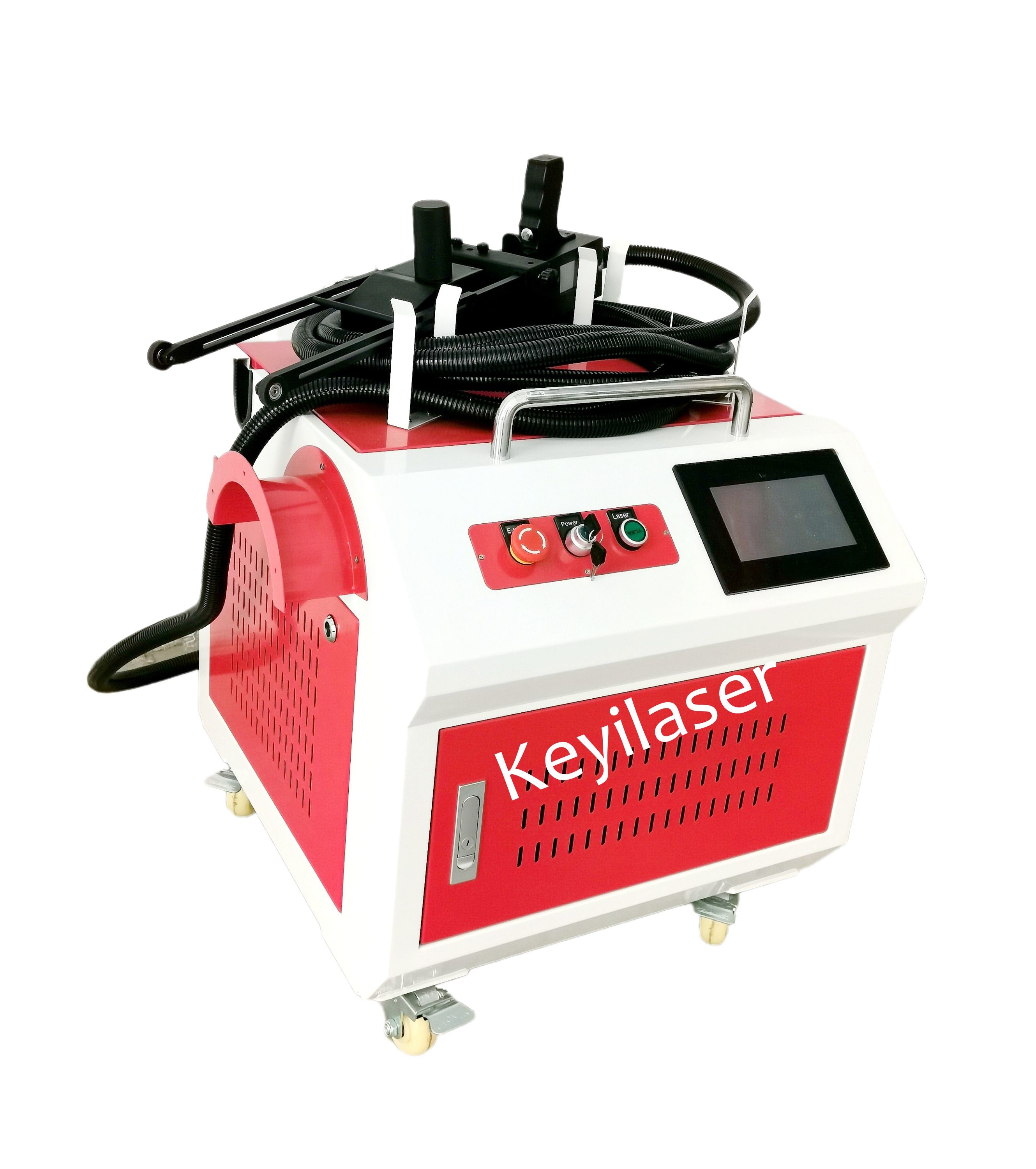China 100W Impulsed Type Portable Laser Cleaning Machine For Rust Removal wholesale
