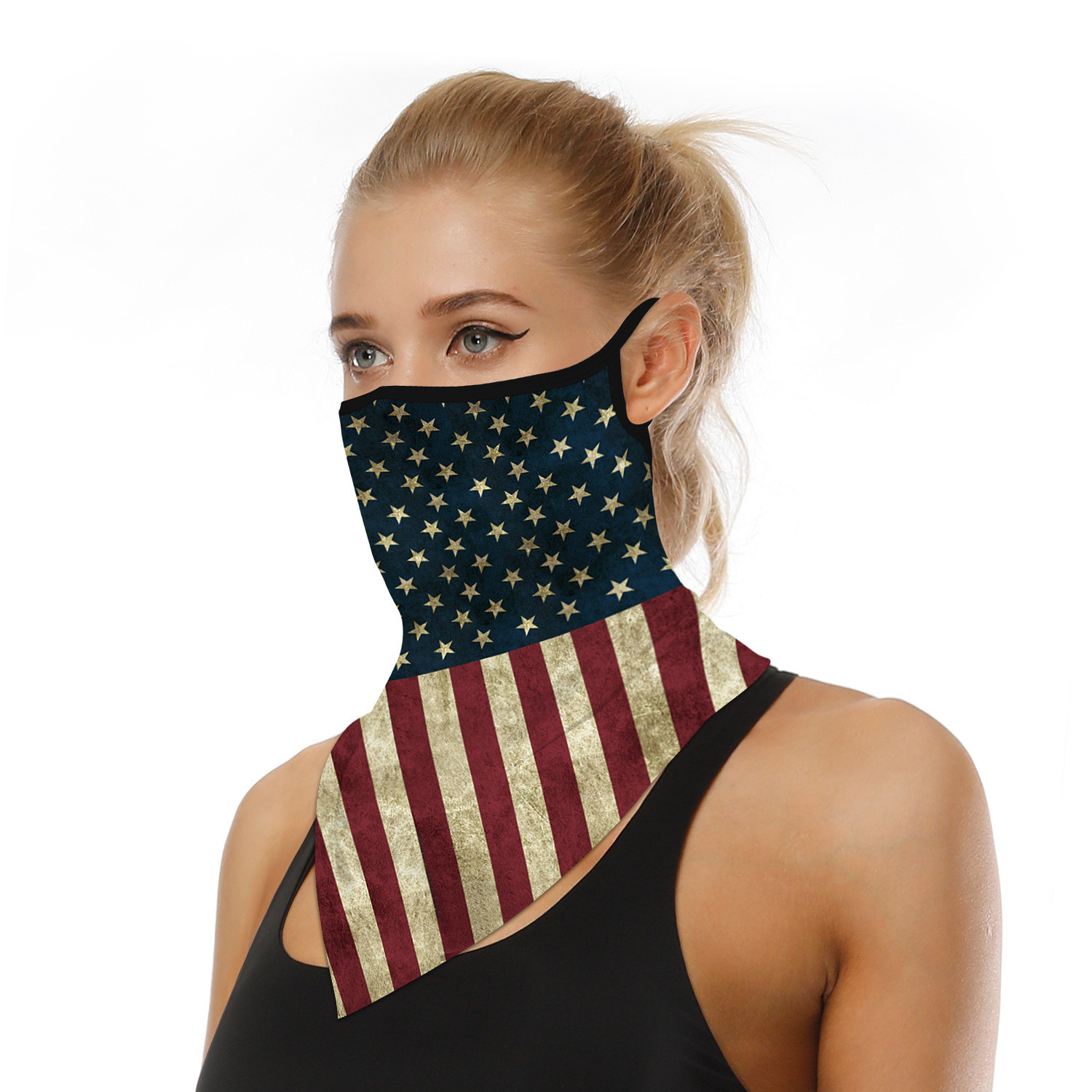 China 45×23.5cm Anti Mosquito Dustproof Head Neck Scarf Protective Face Shield wholesale