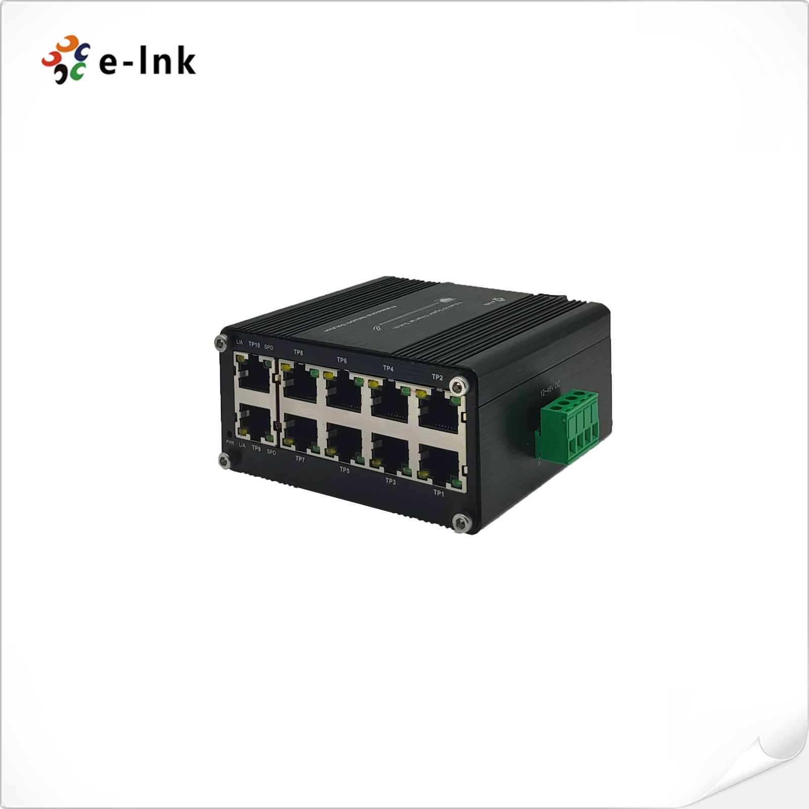 China Mini Industrial Gigabit Ethernet Switch 10 Port 10/100/1000T Compact wholesale