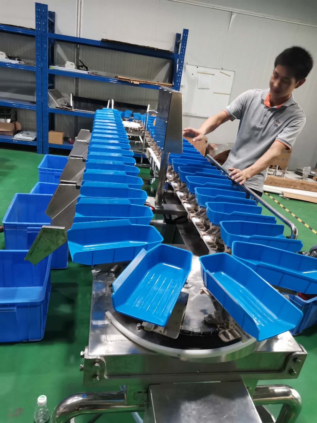 China IP65 Fresh Fruits 1000g Multihead Weight Sorting Machine wholesale
