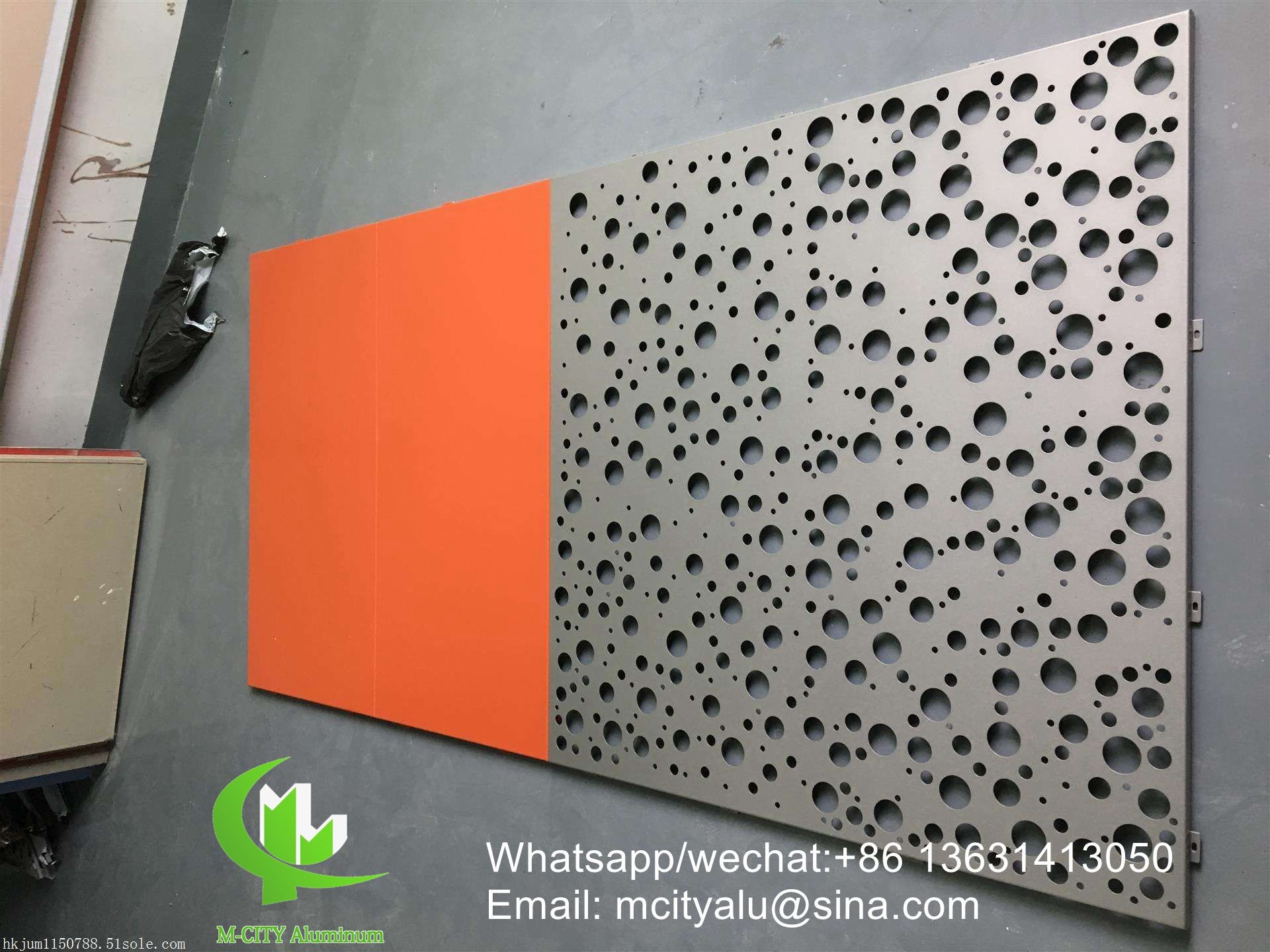 China perforated 3mm metal aluminum cladding panel with powder coated for facade curtain wall solid panel single panel wholesale