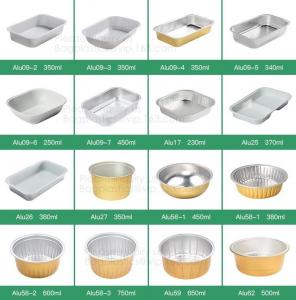 China Microwave Disposable Aluminum Foil Pizza Baking Tray Pans Container Sizes,Pan Box Trays Takeaway Container,Kitchen And B wholesale