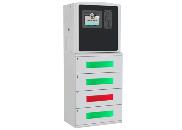 China Smart Cell Phone Charging Station Box with 4 Electronic Touch Screen Lockers wholesale