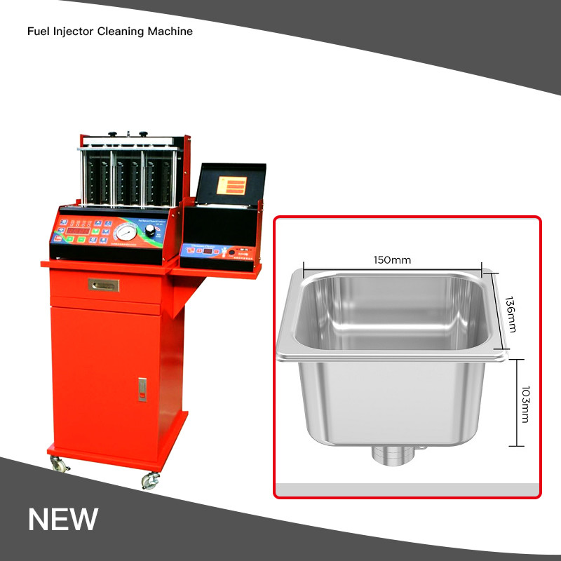 China LED Display Fluid Ultrasonic Fuel Injector Cleaning Machine 10000RPM wholesale