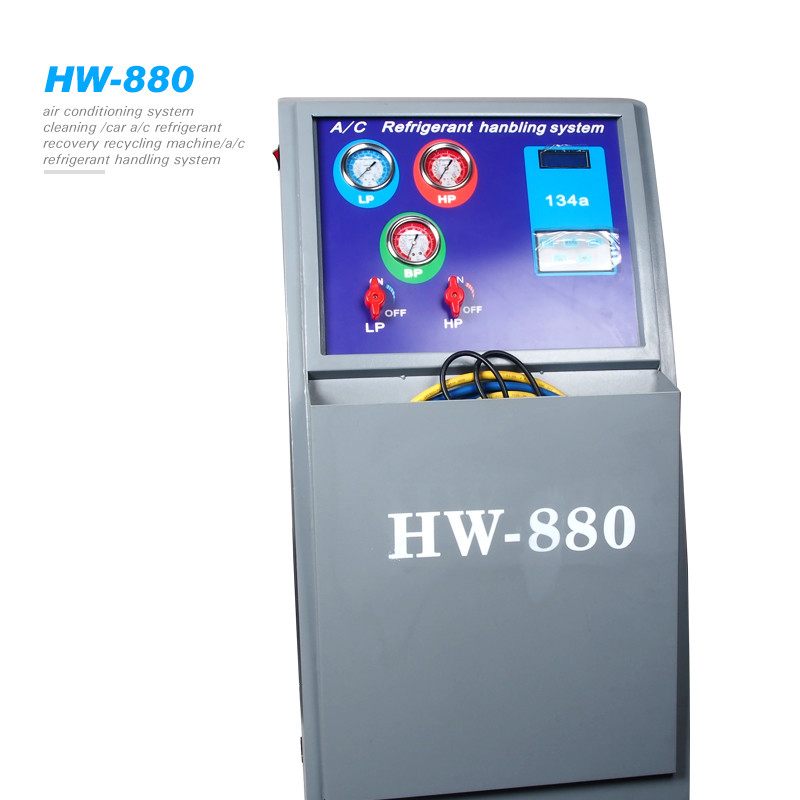 China Pressure Protection LCD Display 50HZ 134a Portable AC Service Machine wholesale