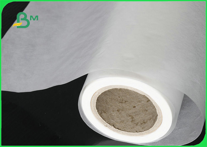 China White / Colored Glassine Paper Roll Food Grade 17GSM Jumbo Roll For Label Printing wholesale
