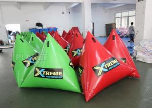 China Green Inflatable Marker Buoy / Inflatable Floating Water Park 3 Years Warranty wholesale