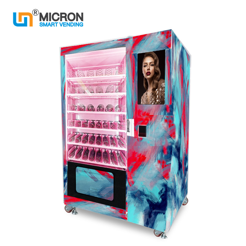 China Large Capacity Eyelash Cosmetics Vending Machine Beauty With Advertising Screen In The Shopping Mall wholesale