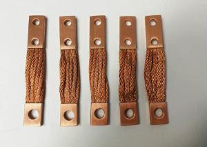 China Braided Flexible Copper Connector Custom Tinned Copper Busbar CE ISO CCC wholesale