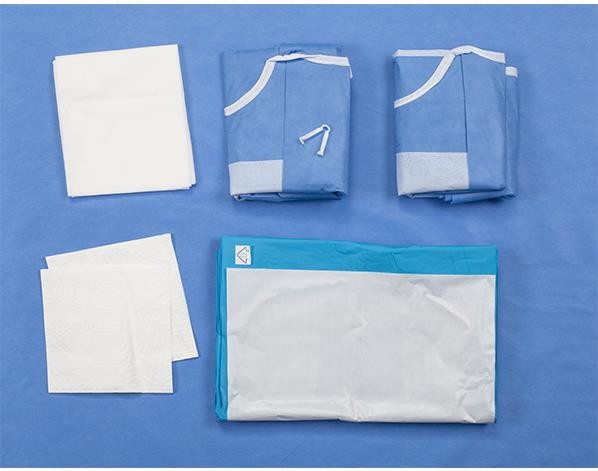 China Disposable Surgical Delivery Pack Sterile Caesarean Drape CE Certificate wholesale