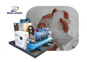China 10 Ton / 24h Flake Ice Making Machine For Vegetable Protection 1 Year Warranty wholesale