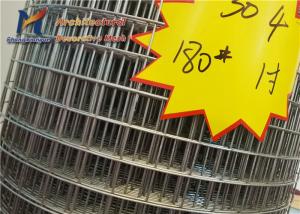 China SS304 Stainless Steel Welded Wire Mesh 25.4mm 12.7mm 6 Foot Wire Fence Roll wholesale