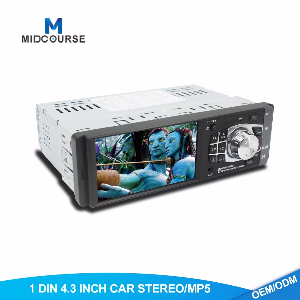 China Universal 1 Din Car Stereo With Touch Screen Single Din Mp5 Player wholesale