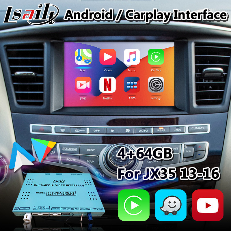 China Lsailt Android Carplay Interface for Infiniti JX35 With GPS Navigation Wireless Android Auto wholesale