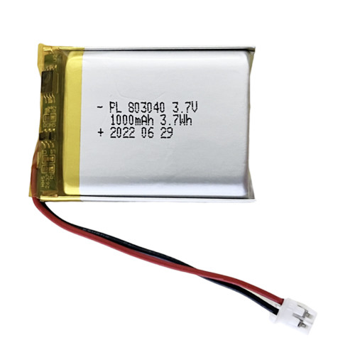 China 3.7V 1000mAh Rechargeable Lithium Polymer Battery 803040 For Cosmetic Instrument wholesale
