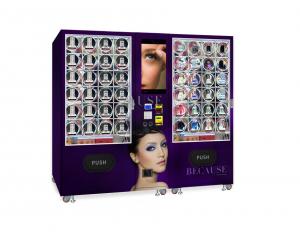 China 22inch touch screen combo eyelash elevator Vending Machines with QR Code Payment wholesale