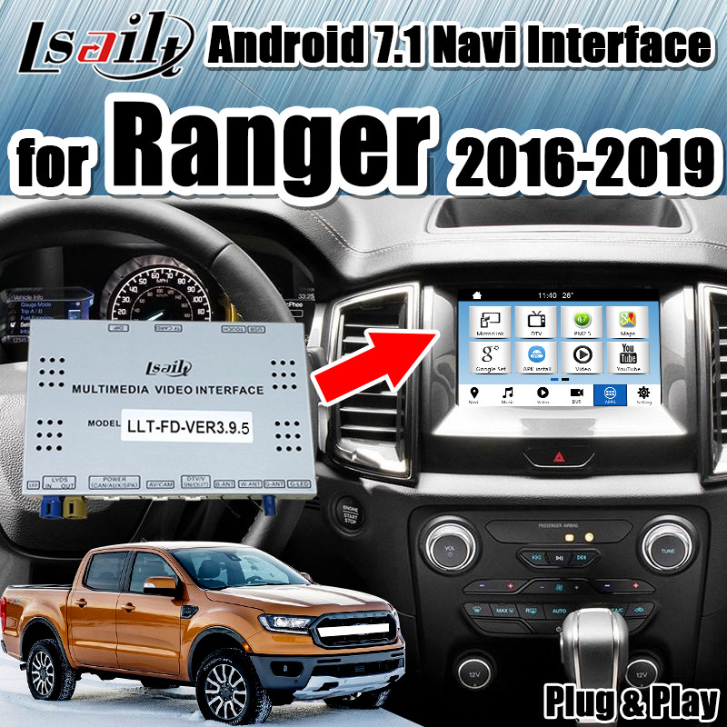 China Multimedia Video Interface / Android Auto Interface Work on Ford Ranger Sync3 System built-in wifi modem by Lsailt wholesale