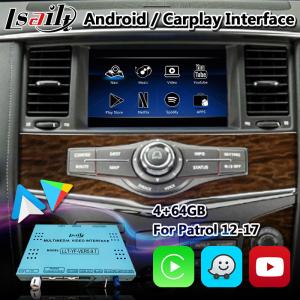 China Lsailt Android Carplay Interface for Nissan Patrol Y62 2011-2017 With GPS Navigation Youtube wholesale