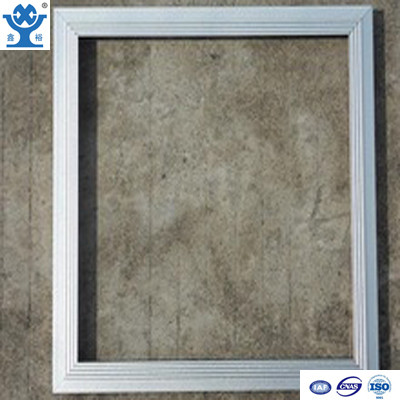 Quality Silver anodized matt extruded aluminum LED panel frame for sale