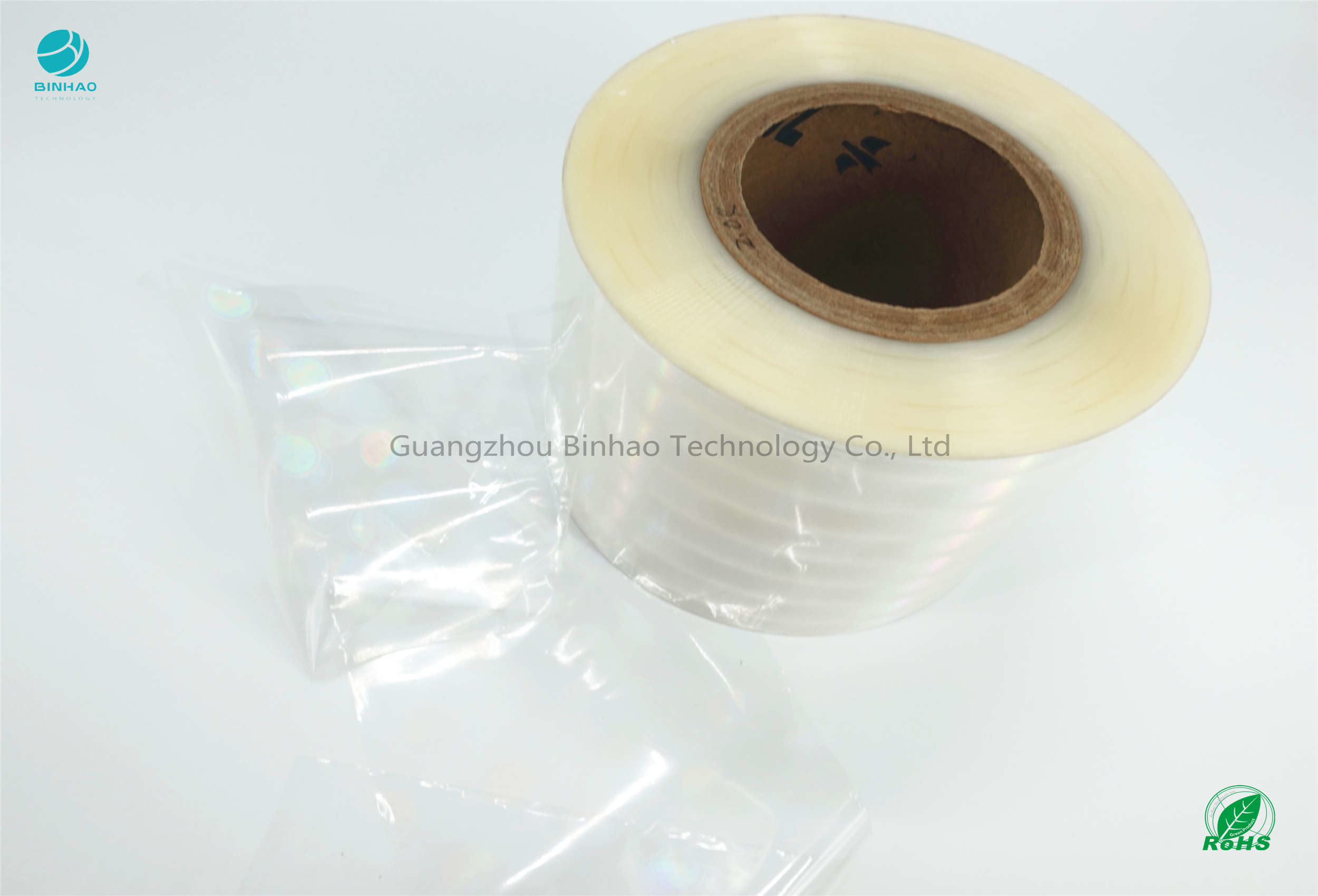 Low Medium Adhesive Strength Tobacco BOPP Packaging Film Laser Holographic 2500m-3000m Length