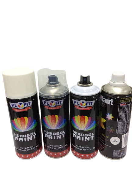 China PLYFIT 400ml Car Spray Paint Non Toxic Quick Drying High Gloss REACH ISO ROHS Certificate wholesale