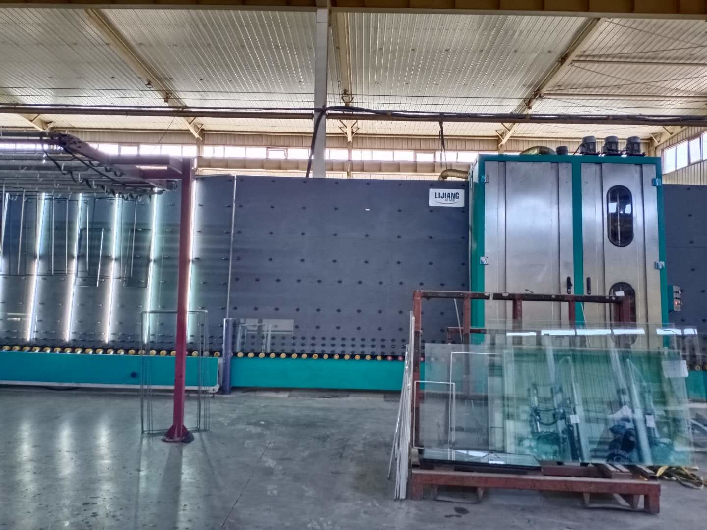 China 10m Insulated Glass Processing Line With Filling Argon Gas Online wholesale