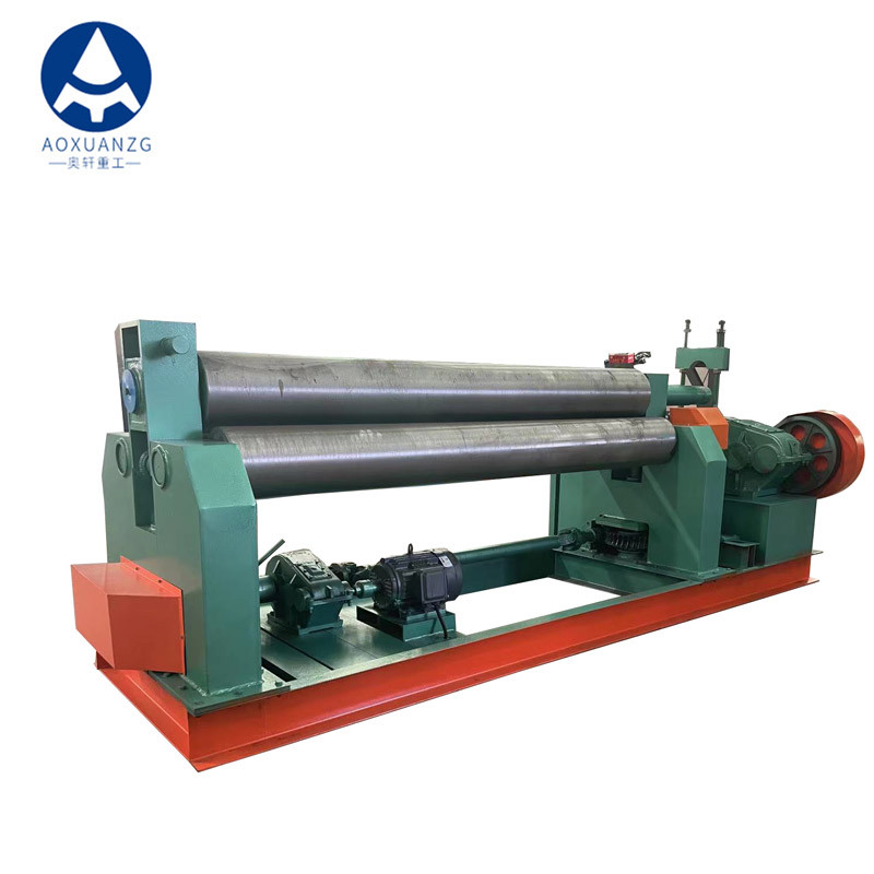 China Mechanical Symmetrical 3 Roller Plate Bending Rolling Machine Hydraulic wholesale