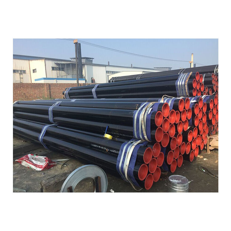 China ASTM A106 GR.B black carbon ERW steel pipe/MS carbon welded steel pipe/Shedule 40 CS welded Pipe For Gas Transmission wholesale
