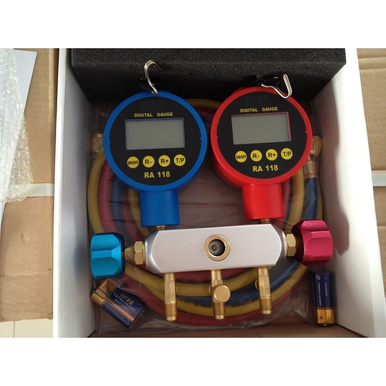 China DIGITAL MANIFOLD WITH CHARGING HOSE FOR REFRIGERATION, CPS MANIFOL wholesale