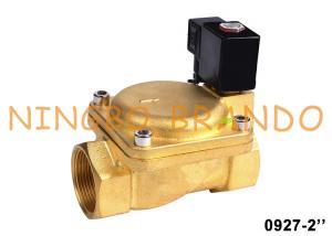 China 0927700 2'' NC Pilot Acting Air Compressor Brass Solenoid Valve wholesale