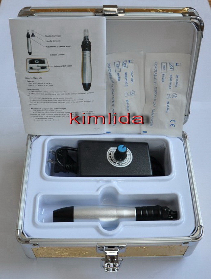 China Derma pen Dermapen derma stamp meso beauty roller skin derma Micro Needle Roller needle cartridge wholesale