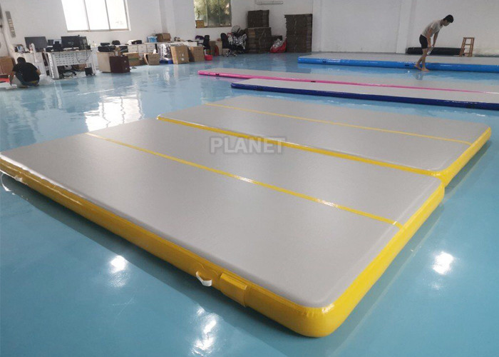 China Double Triple Stitching 4x2x0.2m Inflatable Air Tumble Track wholesale