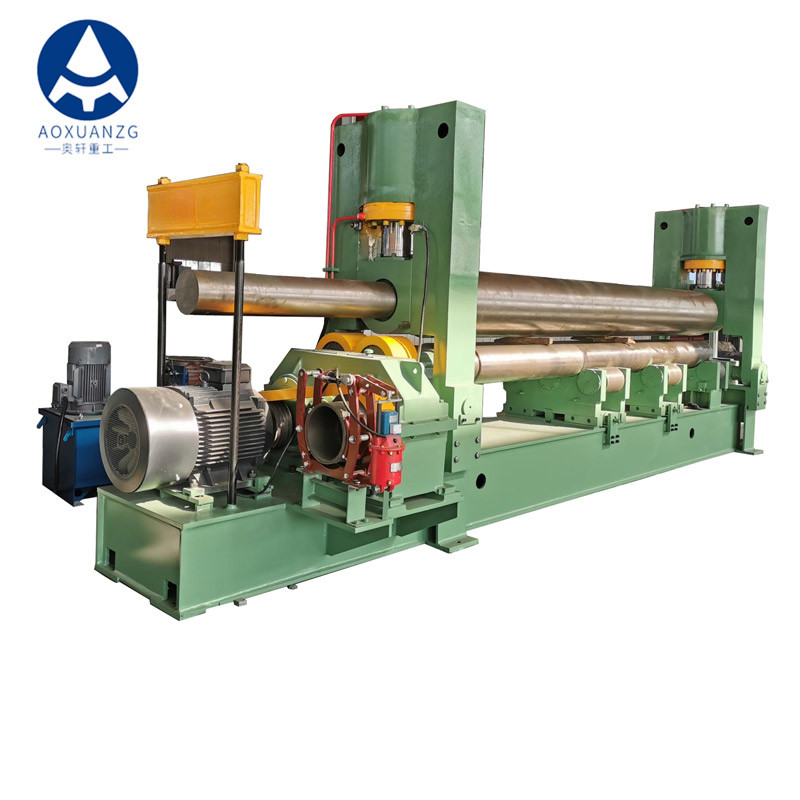 China CNC Hydraulic Upper Roller Universal Steel Plate Bending Rolling Machine CNC wholesale